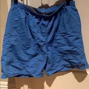 Light Blue Patagonia Baggies 7”